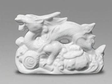 Vintage Japanese Takahama Porcelain Dragon Statue - Zodiac