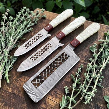 PNP-082 - Keukenmes - Kitchen knife set - 3 OF Kind Kitchen