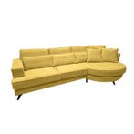 Loungebank Clinge - loungebanken - Geel, Huis en Inrichting, Banken | Sofa's en Chaises Longues, Nieuw, 150 cm of meer, Stof, 300 cm of meer