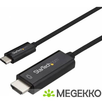 StarTech.com 1m USB C naar HDMI kabel 4K bij 60Hz zwart, Verzenden, Nieuw