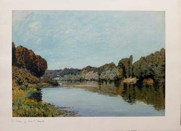 Alfred Sisley (1839-1899) - La seine à Bougival