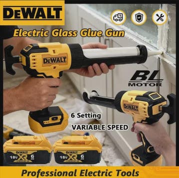DeWalt 20V Accu Kitspuit - 6 Snelheden & LED Verlichting, Verzenden, Nieuw