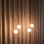 Nordic Glazen Bol Hanglamp – Moderne LED Plafondlamp Messing, Verzenden, Nieuw