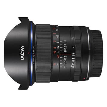 Laowa 12mm f/2.8 Zero-D Ultra Wide Nikon Z-mount objectief, Verzenden, Gebruikt, Groothoeklens
