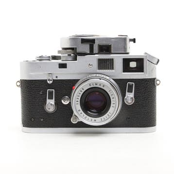 Leica M4 + Elmar 50mm F/2.8 + Leicameter MR Occasion M5070, Ophalen of Verzenden, Nieuw