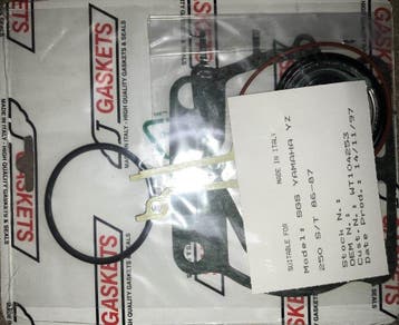 J-Gaskets Top-end Pakkingset Yamaha YZ250 1986-1987, Motoren, Ophalen of Verzenden, Nieuw