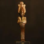 Oude Egypte, late periode Brons Beeld van Osiris, 9,3 cm