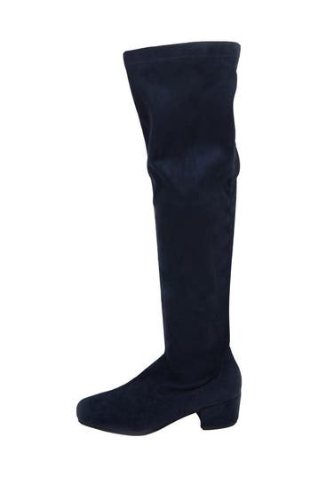 Manfield Laarzen in maat 38 Blauw, Hoge laarzen, Zo goed als nieuw, Manfield, Verzenden