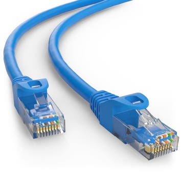 Cat5e 3M Blauw UTP kabel, Computers en Software, Ophalen of Verzenden, Nieuw