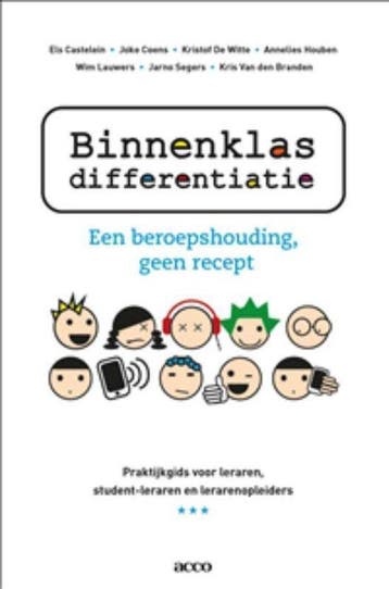 9789462925601 Binnenklasdifferentiatie, een beroepshoudin..., Verzenden, Zo goed als nieuw, Els Castelein