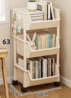 Smal Opbergrek op Wieltjes – Voor Keuken en Badkamer, Verzenden, Nieuw