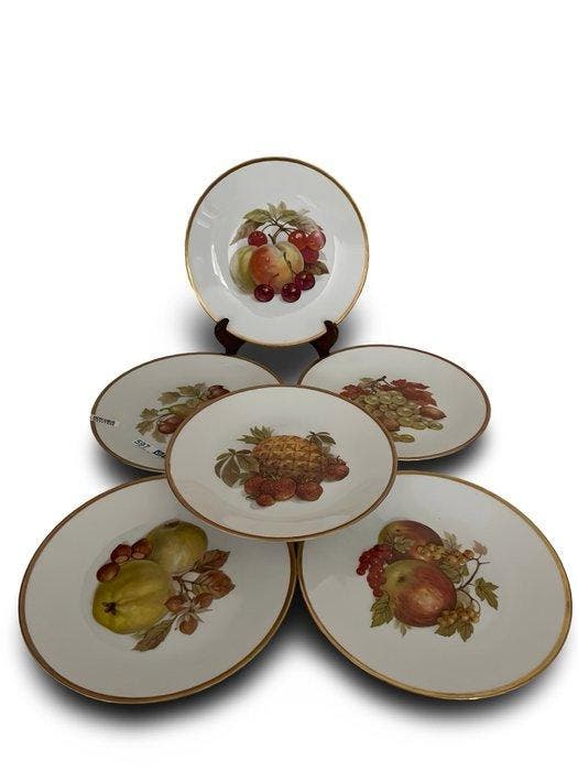 Tirschenreuth - Focke&Meltzer - Bord (6) - Porselein -, Antiek en Kunst, Curiosa en Brocante