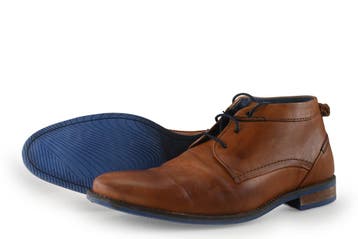 Manfield Veterboots in maat 44 Cognac, Manfield, Overige kleuren, Verzenden, Boots