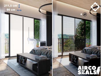 Deurafdichtingskit Mobiele Airco - Met Hor - 211,5 x 90 CM -, Verzenden, Nieuw