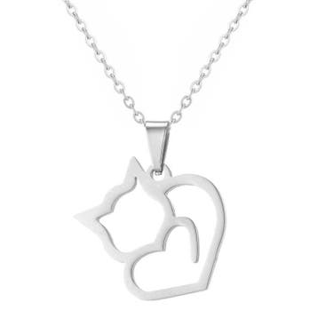 Fako Bijoux - Ketting Met Hanger - Stainless Steel - RVS -, Verzenden, Nieuw