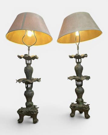 Lamp (2) - Brons