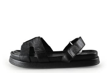 Nelson Slippers in maat 38 Zwart, Kleding | Dames, Schoenen, Slippers, Verzenden, Zwart, Zo goed als nieuw