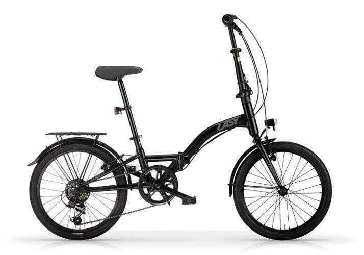 MBM Easy 20 inch Staal 6ps Zwart, Fietsen en Brommers, Fietsen | Vouwfietsen, 18 tot 20 inch, Nieuw, Overige merken, Versnellingen