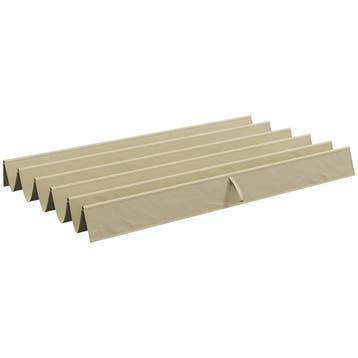 Vervangend Dak Voor 3 X 3 M Pergola, Waterdicht Intrekbaar G, Verzenden