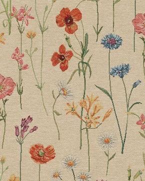 Gobelin Wilde Bloemen Beige, Nieuw, Beige