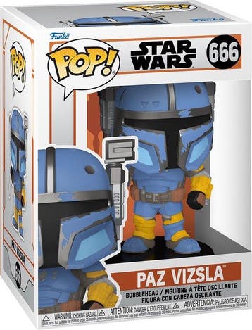 Funko Pop #666 Star Wars: The Mandalorian Paz Vizsla, Verzenden, Nieuw