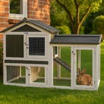 Konijnenhok | Dierenverblijf | Cavia | 145x45x85cm | Hout, Dieren en Toebehoren, Knaagdieren en Konijnen | Hokken en Kooien, Verzenden