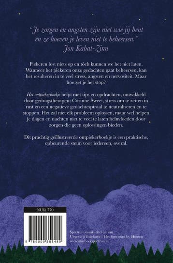 Het ontpiekerboekje 9789000358489 Corinne Sweet, Verzenden, Zo goed als nieuw, Corinne Sweet