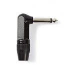 6.35 mm jack plug | M | Nedis (Mono, Haaks, Metaal), Verzenden, Nieuw