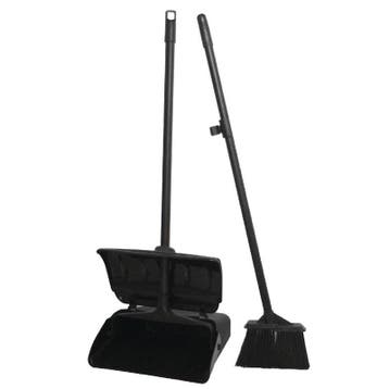 Lobby bezem en blik 16cm | Met klem op de bezemsteel |, Verzenden, Nieuw in verpakking