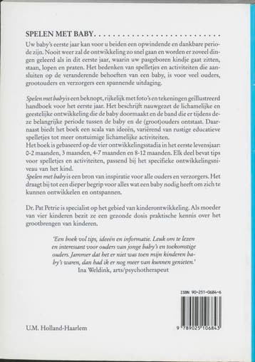 Spelen met baby 9789025106843 P. Petrie, Boeken, Verzenden, Gelezen, P. Petrie