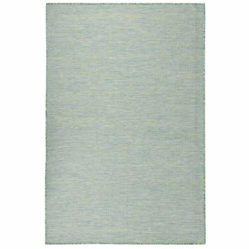 vidaXL Buitenkleed platgeweven 120x170 cm turquoise, Verzenden, Nieuw
