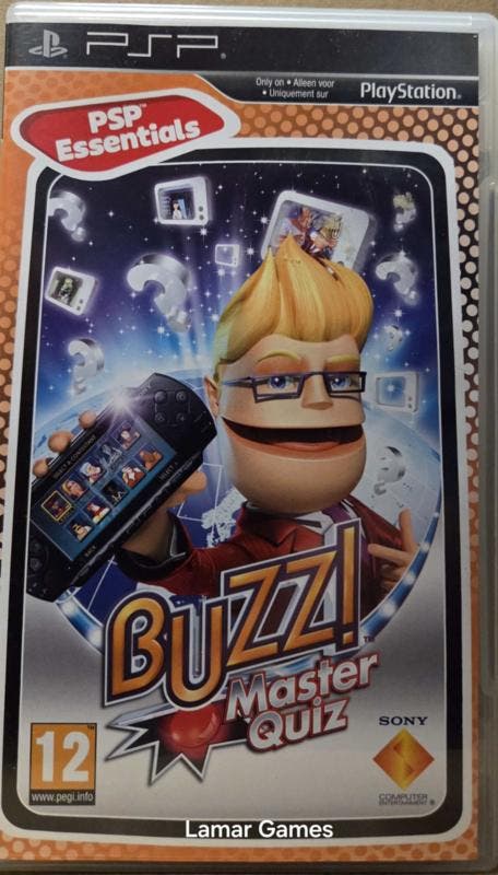 Buzz! Master Quiz Essentials  game only (PSP tweedehands, Spelcomputers en Games, Games | Sony PlayStation Portable, Zo goed als nieuw