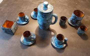 Alain maunier Vallauris - Drinkservies (12) - etnisch -