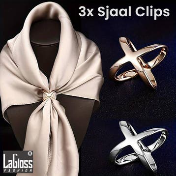 3 STUKS Sjaal Clips **, LaGloss, Verzenden, Nieuw, Sjaal