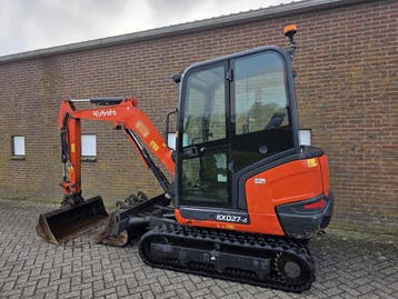 Kubota KX027-4 Minigraver Minikraan Graafmachine LEASE, Ophalen, Graafmachine