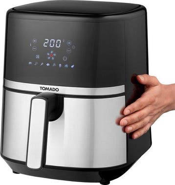 2dekans | Tomado TAF5401S - Airfryer - 5,4 liter inhoud -, Ophalen of Verzenden, Zo goed als nieuw