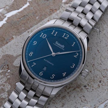 Nederlands horloge: Staudt Prelude Automatic (jong gebruikt), Sieraden, Tassen en Uiterlijk, Horloges | Heren, Staal, Staal, Polshorloge