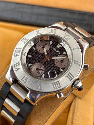 Cartier - Chronoscaph - 2424 - Heren - 2000-2010, Nieuw