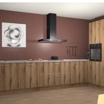 Goud Eiken keuken Khao Lak 73147, Verzenden, Nieuw