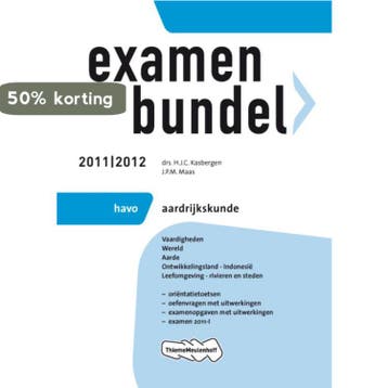 Examenbundel 2011/2012 Aardrijkskunde Havo - H.J.C., Boeken, Verzenden, Gelezen, H.J.C. Kasbergen
