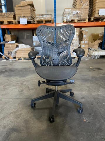 Herman Miller Mirra 2 Full Option Bureaustoel, Triflex, Verzenden, Zwart, Zo goed als nieuw, Bureaustoel