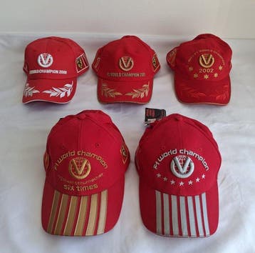 Michael Schumacher - Set van 5 baseballpetten - 2000 tot, Nieuw