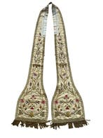 stola pastoraal religieus - Zijde, Goud, orfroi - 1850-1900