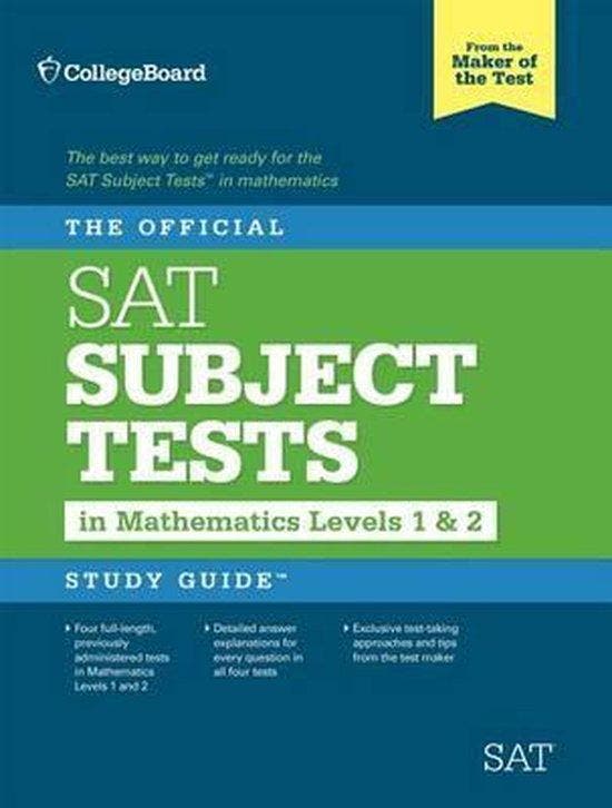 The Official SAT Subject Tests in Mathematics Level 1 & 2, Boeken, Taal | Engels, Gelezen, Verzenden