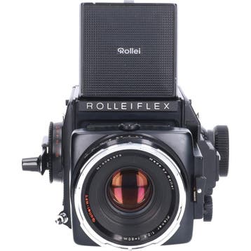 Tweedehands Rolleiflex SL66e met HFT 80mm f/2.8 CM2556, Ophalen of Verzenden, Gebruikt, Overige Merken