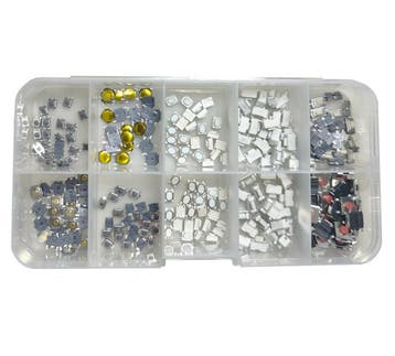 Micro schakelaar set 250-delig | tact switch | 10 modellen, Ophalen of Verzenden, Nieuw