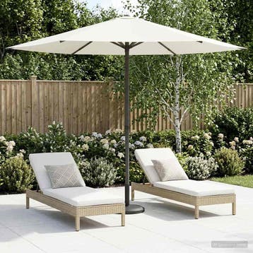 vidaXL Tuinparasol 230 x 230 cm Polyester Rechthoekig, Verzenden, Nieuw, 2 tot 3 meter