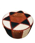 Voetbankje - Geitenhuid, Antiek en Kunst, Curiosa en Brocante