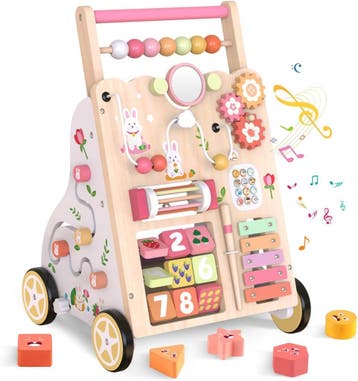 Baby Loopwagen 10-in-1 | Tweedekansje | OP=OP, Ophalen of Verzenden, Zo goed als nieuw, Duwvoertuig