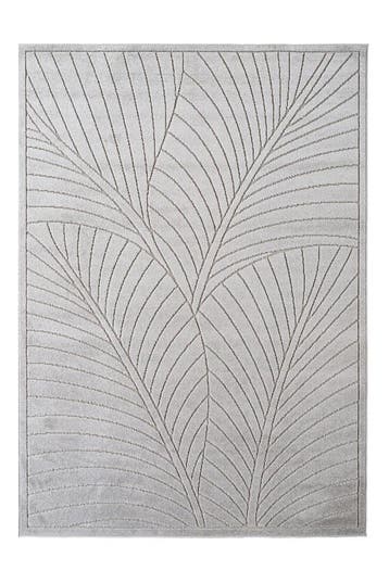 Buitenkleed | Nova | Palmbladeren | Zilver | 140x200 cm, Verzenden, Nieuw